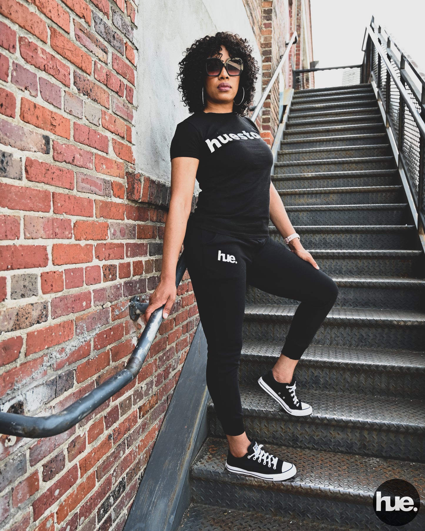 'Black Ice Hue' Collection Women's Joggers (Ladies) | Black *LIMITED QUANTITIES*