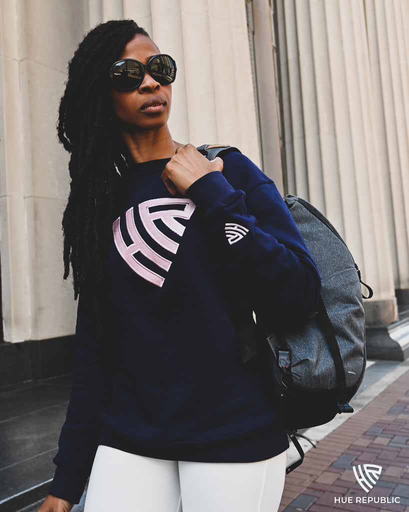 'The Howard' Navy Blue Hue Crewneck Sweatshirt (Unisex)