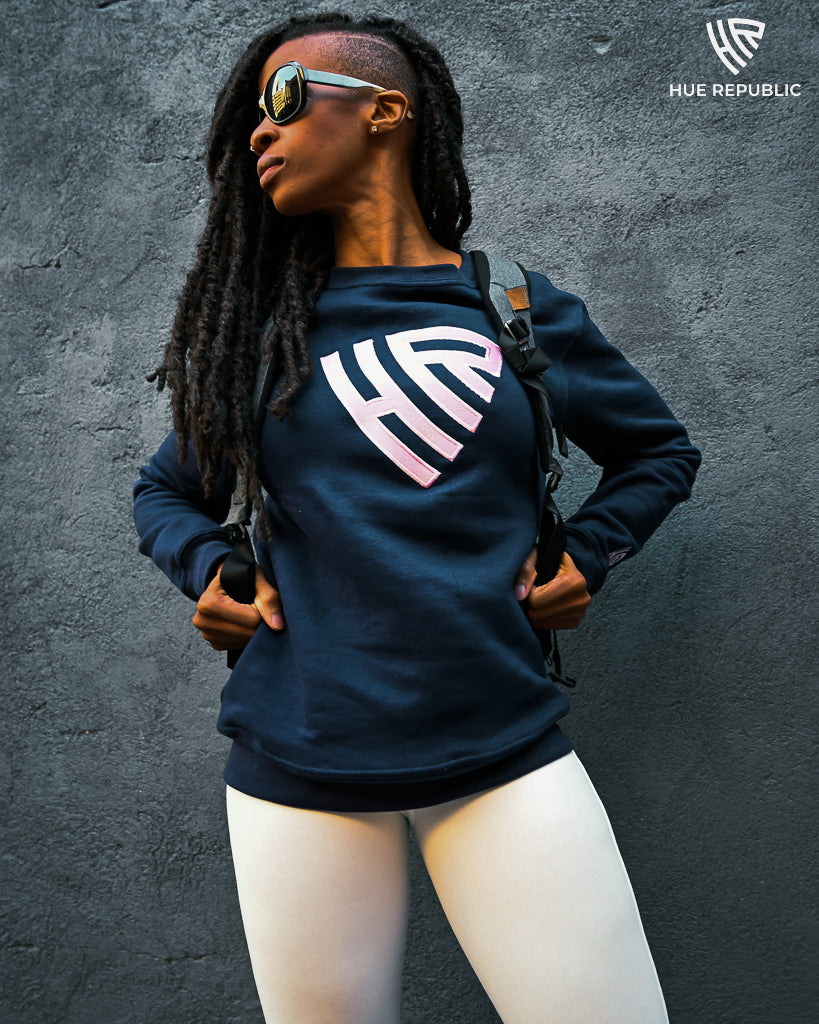 'The Howard' Navy Blue Hue Crewneck Sweatshirt (Unisex)