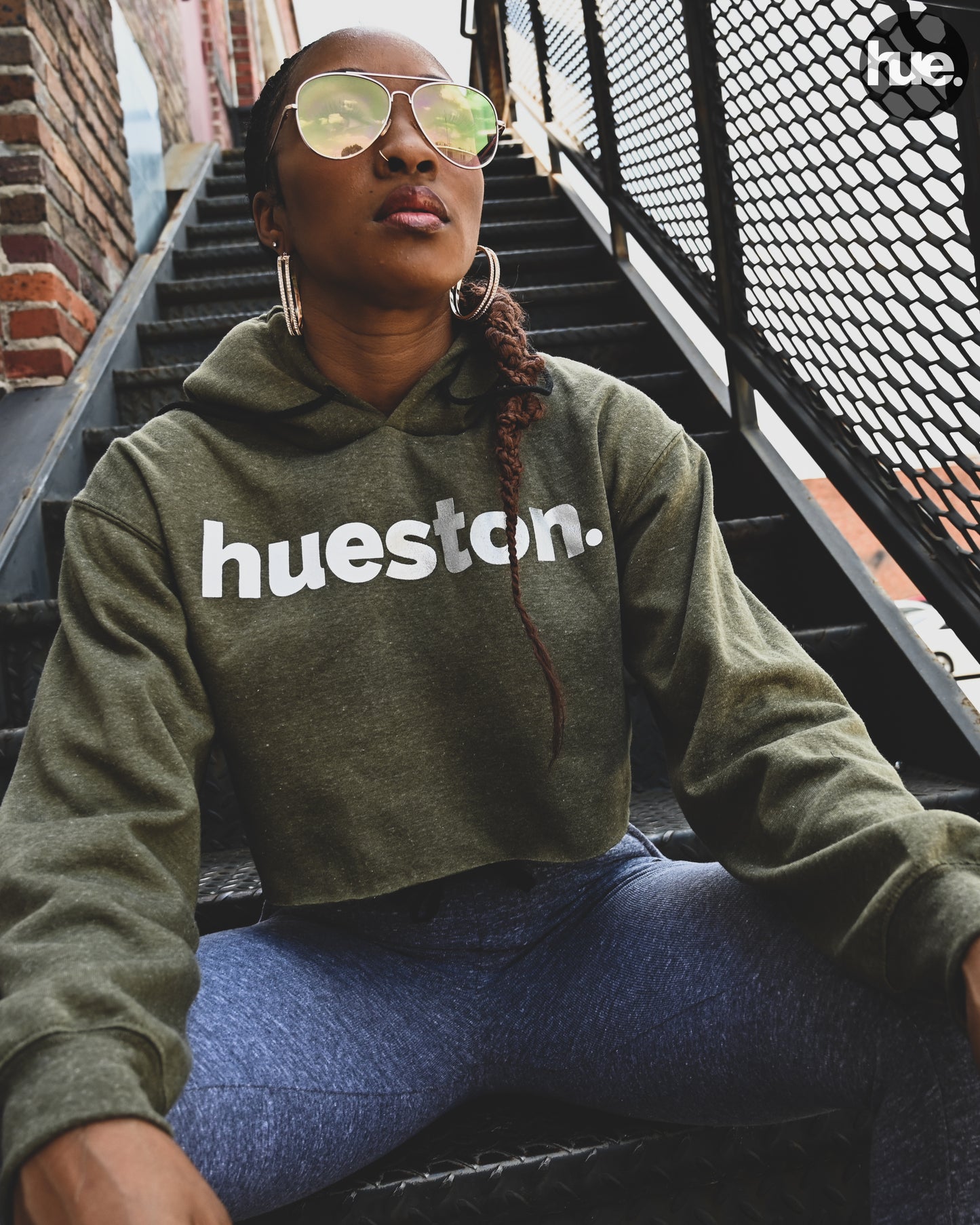 Hueston 'Solja Rag Hue' Edition Fleece Crop Hoodie (Ladies) *LIMITED SUPPLY*