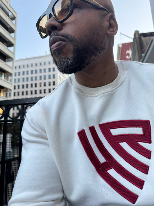 'The Hillman' Ivory Hue Crewneck Sweatshirt (Unisex)