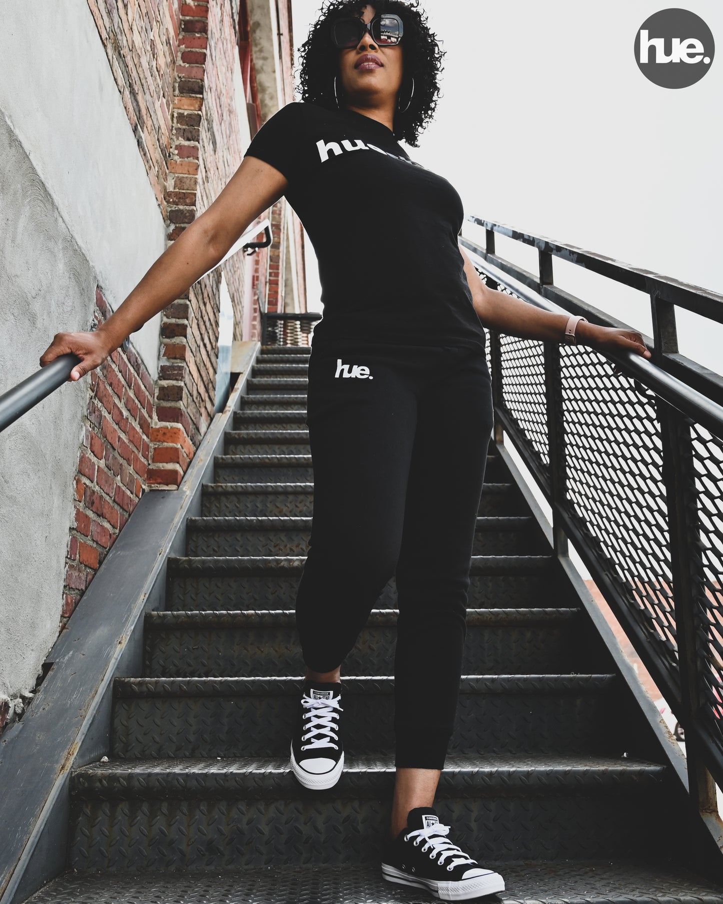 'Black Ice Hue' Collection Women's Joggers (Ladies) | Black *LIMITED QUANTITIES*